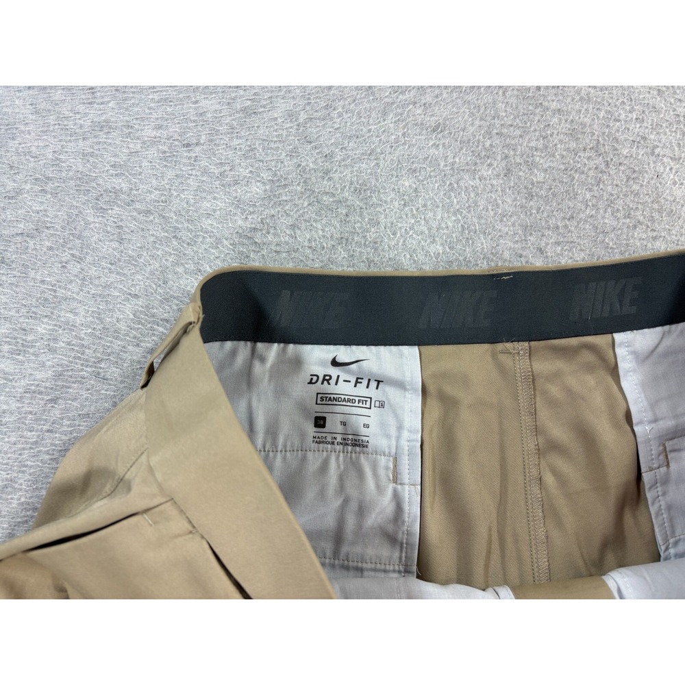 Nike Dri Fit Standard Fit Performance Golf Chino Shorts (Men's 38) Tan - 10"‎ - Picture 4 of 13